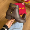 Bota Moleca Coturno Detalhe Dourado 5346.108