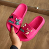 Chinelo Slide Nuvem EVA + Charms Stitch