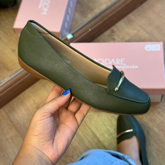 Sapatilha Modare Detalhe Dourado 7016.484