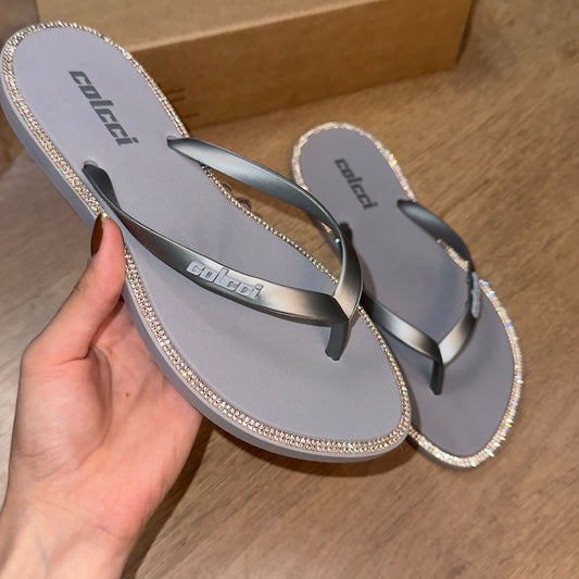 Chinelo De Dedo Colcci Strass Ibiraquera 158.01.02073