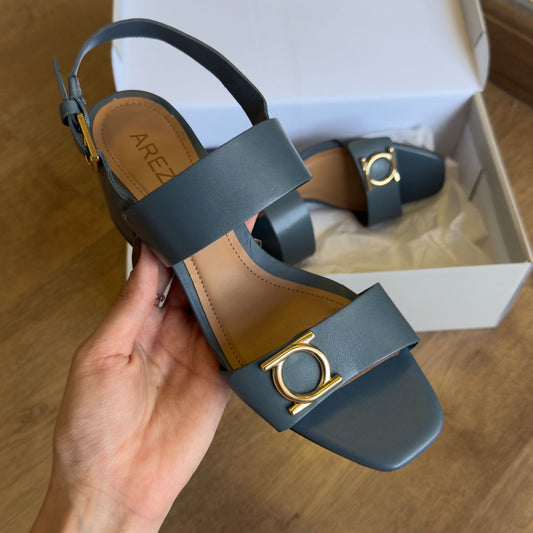 Sandália Arezzo Salto Bloco Baixo A115510074