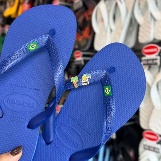 Havaianas Brasil + Pin Tucano e Coqueiro