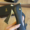 Scarpin Vizzano Detalhe Dourado Bico Fino 1388.200
