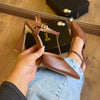 Scarpin Vizzano Detalhe Dourado Tiras Finas 1388.215