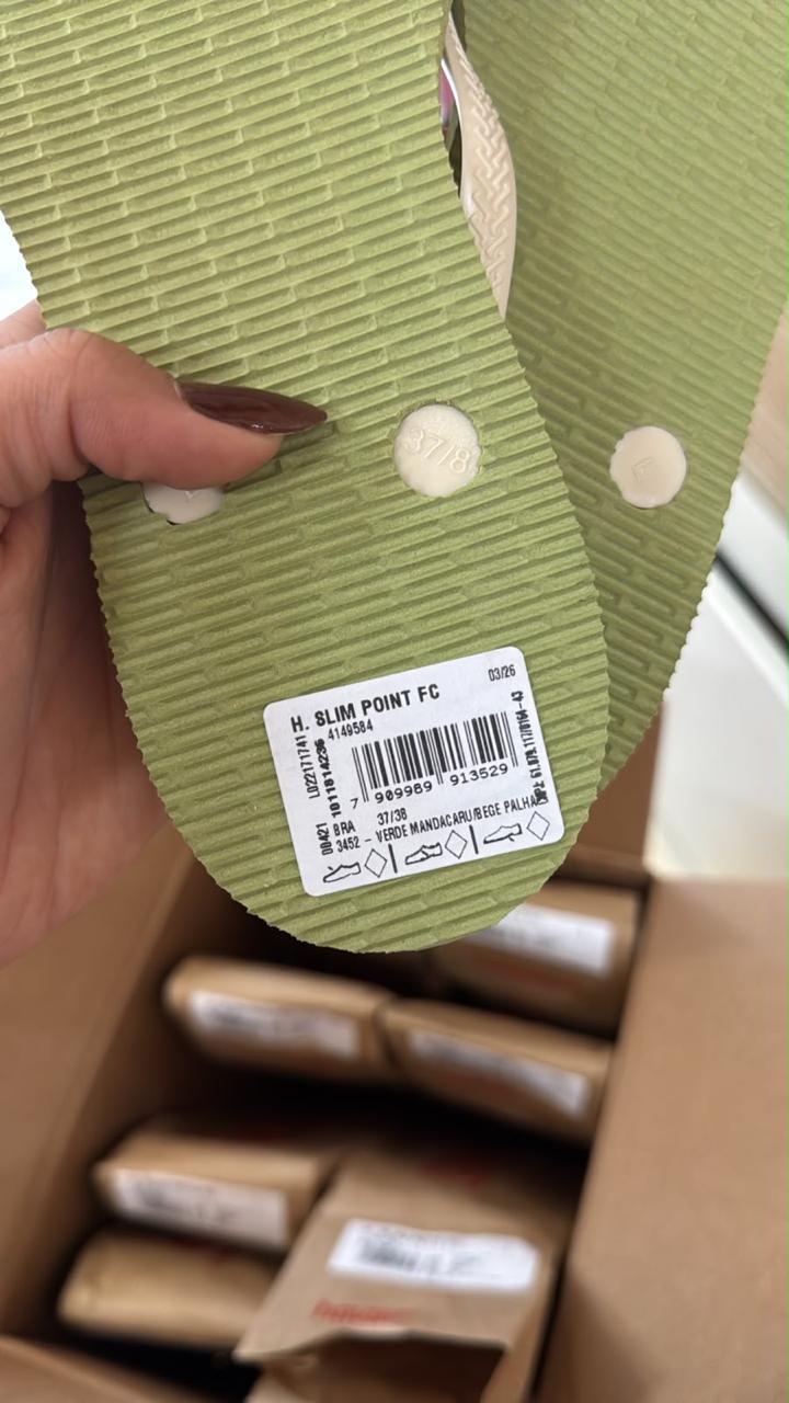 Havaianas Slim Point Lançamento - Verde mandacaru