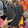 Havaianas Slim Glitter Pin Tartaruga e Âncora - Preto