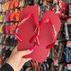 Havaianas Top + Placa Logo Dourado