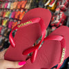 Havaianas Top + Placa Logo Dourado