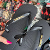 Havaianas Top + Placa Logo Dourado