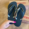 Havaianas Aura + Pin Ancôra + Pin Coração + Pin Tartaruga