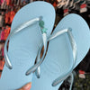 Havaianas Slim + Pin Estrela Marinha e Concha