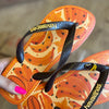 Havaianas Top Fresh Mood FC + Pin Banana e Coração Marrom Escuro - Amarelo Cajá