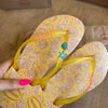 Havaianas Slim Daydream + Pin Estrela e Concha - Amarelo Cajá + Verde Água