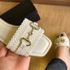 Sandália Azzem Flat Detalhe Tramado ME2720