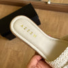 Sandália Azzem Flat Detalhe Tramado ME2720