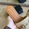 Sandália Azzem Flat Detalhe Tramado ME2720