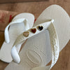 Havaianas Top + Pin 3 Corações Degradê