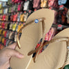 Havaianas Slim Glitter + Pin Olho Grego e Ponto de Luz - Dourado