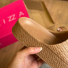 Slide Arezzo Tressê Flatform Tira Z191580001