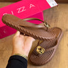 Rasteira Arezzo Detalhe Dourado Z191550006