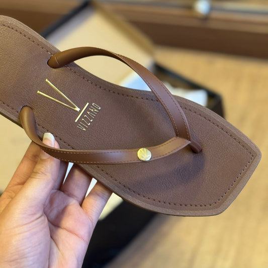 Chinelo Vizzano Detalhe da Marca Liso 6531.100