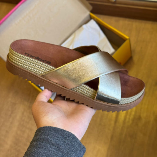 Sandália Moleca Papete em X 5500.215