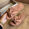 Sandália Modare Detalhe De Laço Oncinha 7208.101 - OFERTA - Nude 658