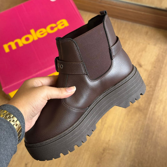 Bota Moleca Coturno Salto Bloco 5351.104