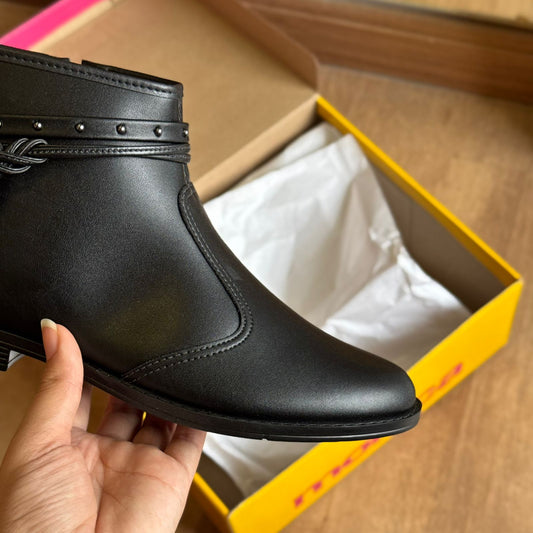 Bota Coturno Moleca Detalhe com Zipér na Lateral 5333.107