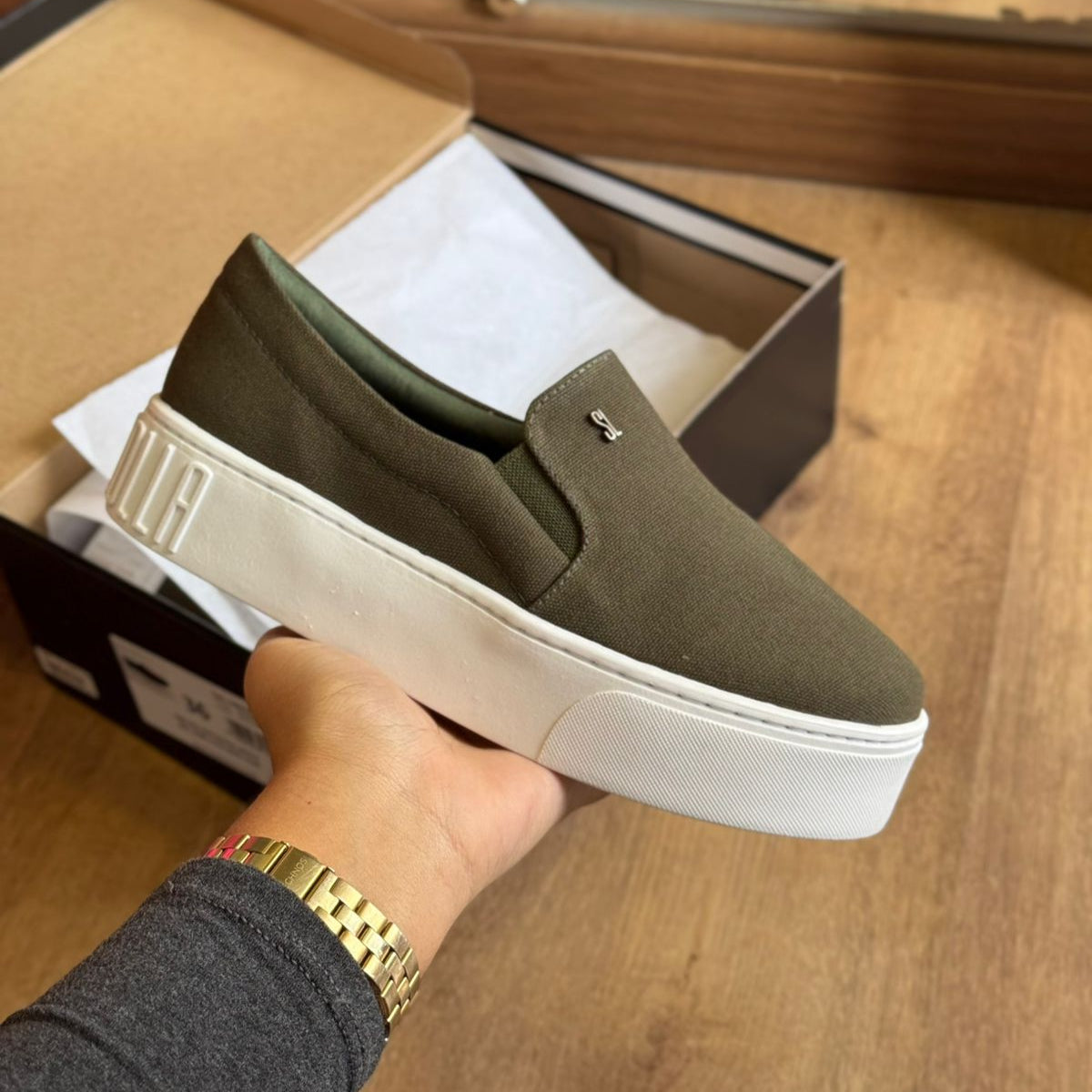 Tênis Slip On Sapato Santa Lolla OnÃ§a Sapatos Dafiti Santa Lolla