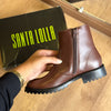 Bota Santa Lolla Tratorada Couro Confort Cano Baixo 0098.4E59.033B