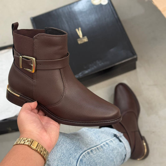Bota Coturno Vizzano Toque Dourado 3077.121