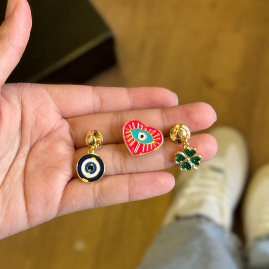 Conjunto de Berloques Amuletos para Tênis