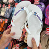 Havaianas Top (Branco) + Placa Logo e Pingente Stitch