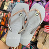 Havaianas Slim Square Glitter + Pingente olho grego